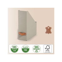 Produktbild för Leitz Puro tidningspärm, 100% återvunnen kartong, Beige