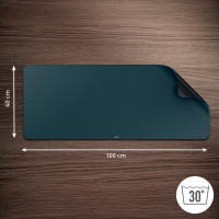 Produktbild för Leitz FEEL GOOD skrivbordsstöd - 100 x 40 cm - mörkgrå