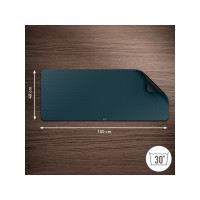 Produktbild för Leitz FEEL GOOD skrivbordsstöd - 100 x 40 cm - mörkgrå