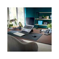 Produktbild för Leitz FEEL GOOD skrivbordsstöd - 100 x 40 cm - mörkgrå