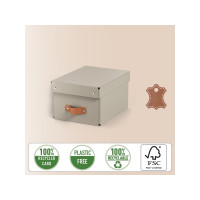 Produktbild för Leitz Puro Förvaringslåda med lock, 7L, liten, 100% återvunn...