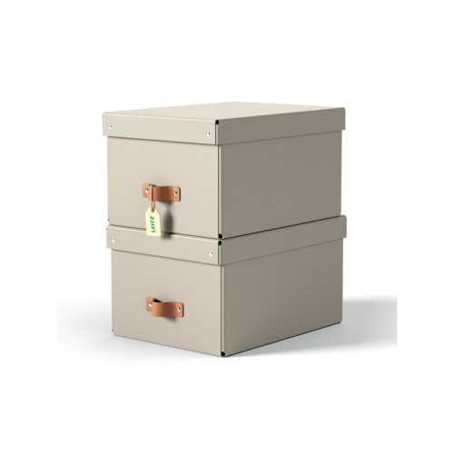 LEITZ Leitz Puro förvaringslåda med lock, medium, 17 L, 100 % åter...
