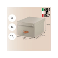 Produktbild för Leitz Puro förvaringslåda med lock, medium, 17 L, 100 % åter...