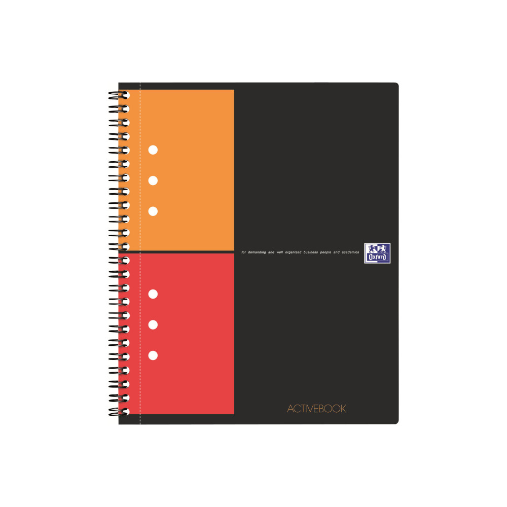 Produktbild för Oxford International A5+ - aktiv bok - 178 x 210 mm - 80 ark
