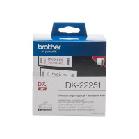 Produktbild för Brother DK22251 - löpande etikettpapper - 1 rulle (rullar) - Rulle (6,2 cm x 15,24 m)