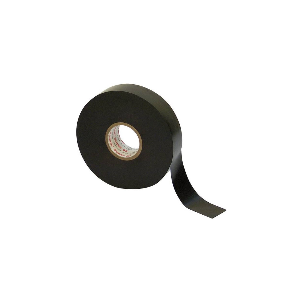 Produktbild för 3M Scotch® Super 88 vinyl tape sort 19mm x 6m x 0,22mm