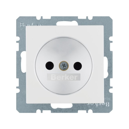 Berker Berker 6167331909, 2P, Vit, Termoplast, 250 V, 16 A, 50/60 h...