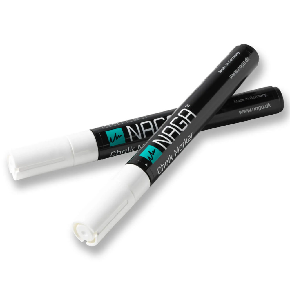 Produktbild för Chalkmarker NAGA hvid 4,5 mm