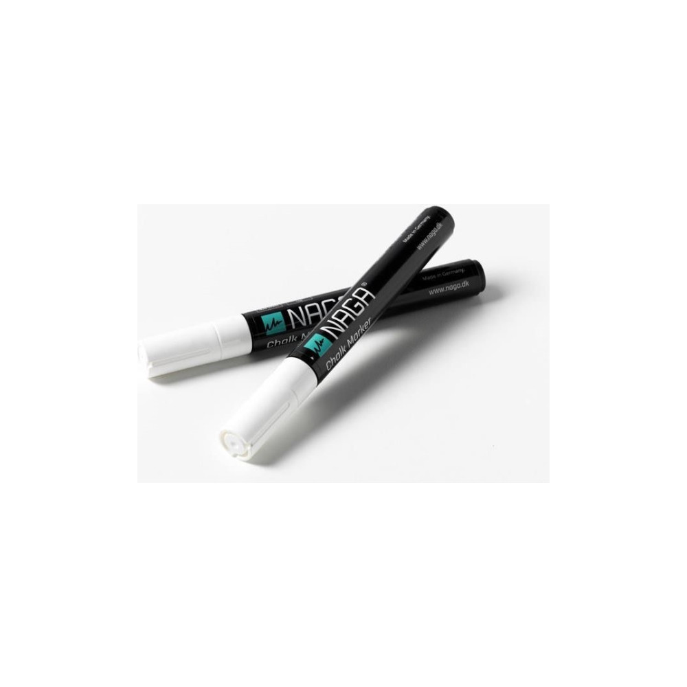 Produktbild för Chalkmarker NAGA hvid 4,5 mm