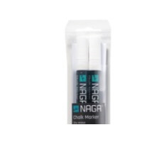 Produktbild för Chalkmarker NAGA hvid 4,5 mm