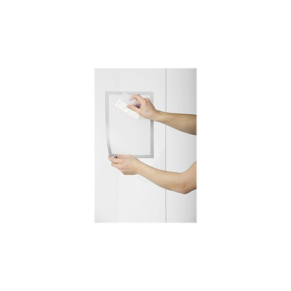 Produktbild för DURABLE DURAFRAME SUN - dokumenthållare - för A4 - dubbelsidig - silver (paket om 2)