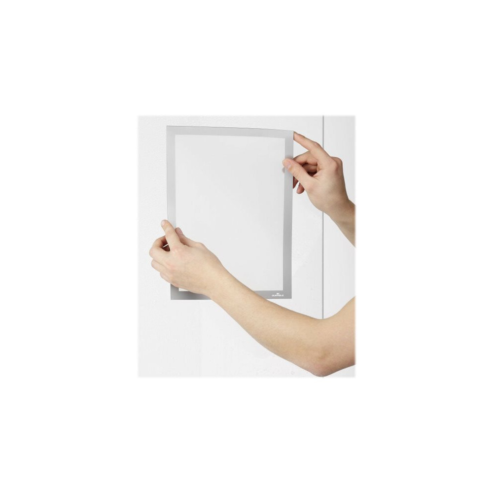 Produktbild för DURABLE DURAFRAME SUN - dokumenthållare - för A4 - dubbelsidig - silver (paket om 2)