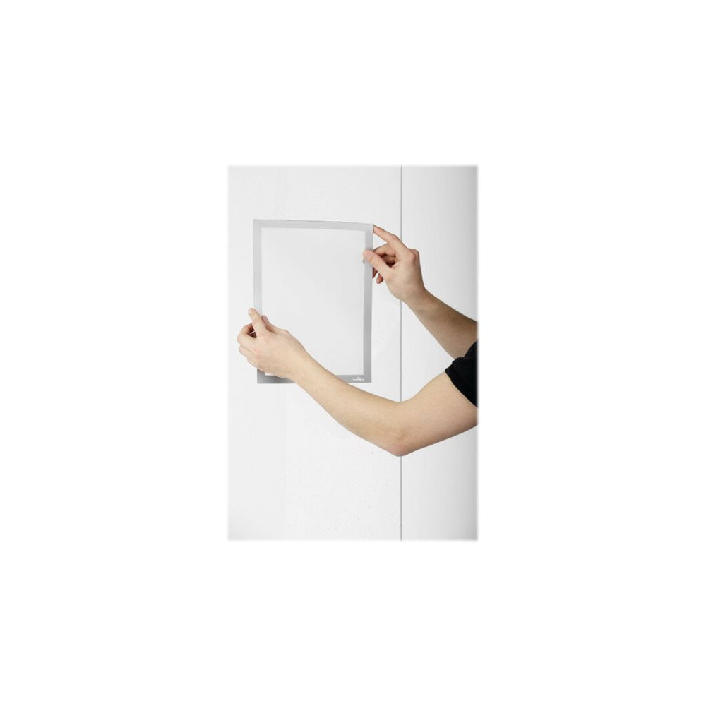 Produktbild för DURABLE DURAFRAME SUN - dokumenthållare - för A4 - dubbelsidig - silver (paket om 2)
