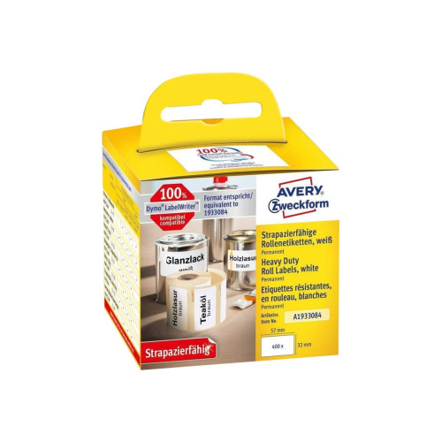 AVERY Avery Zweckform - etiketter - 400 etikett (er) - 57 x 32 mm
