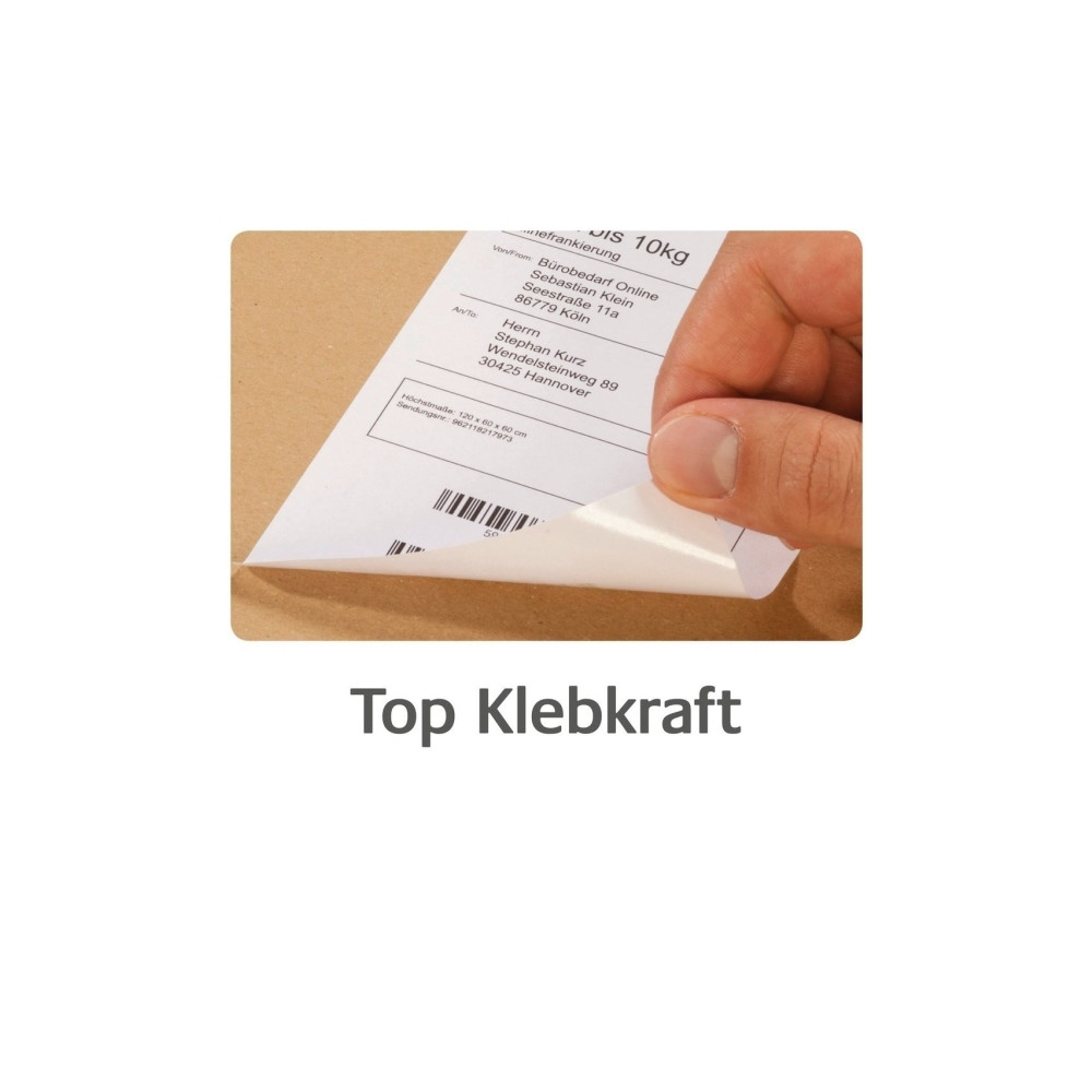 Produktbild för Avery TD8060-25, Vit, Självhäftande skrivaretikett, papper,...