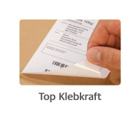 Produktbild för Avery TD8060-25, Vit, Självhäftande skrivaretikett, papper,...