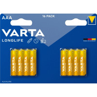 Produktbild för Varta BV-LL 16 AAA, Engångsbatteri, AAA, Alkalisk, 16 styck,...