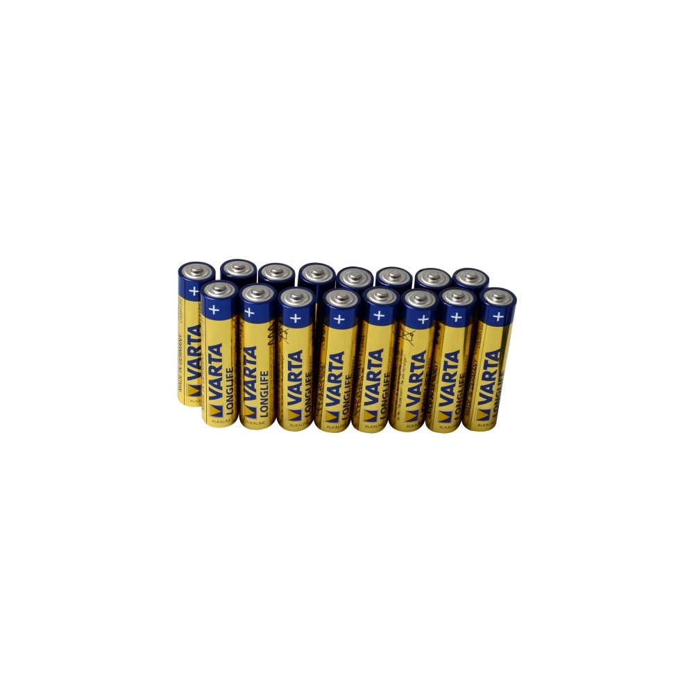Produktbild för Varta BV-LL 16 AAA, Engångsbatteri, AAA, Alkalisk, 16 styck,...