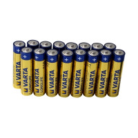 Produktbild för Varta BV-LL 16 AAA, Engångsbatteri, AAA, Alkalisk, 16 styck,...