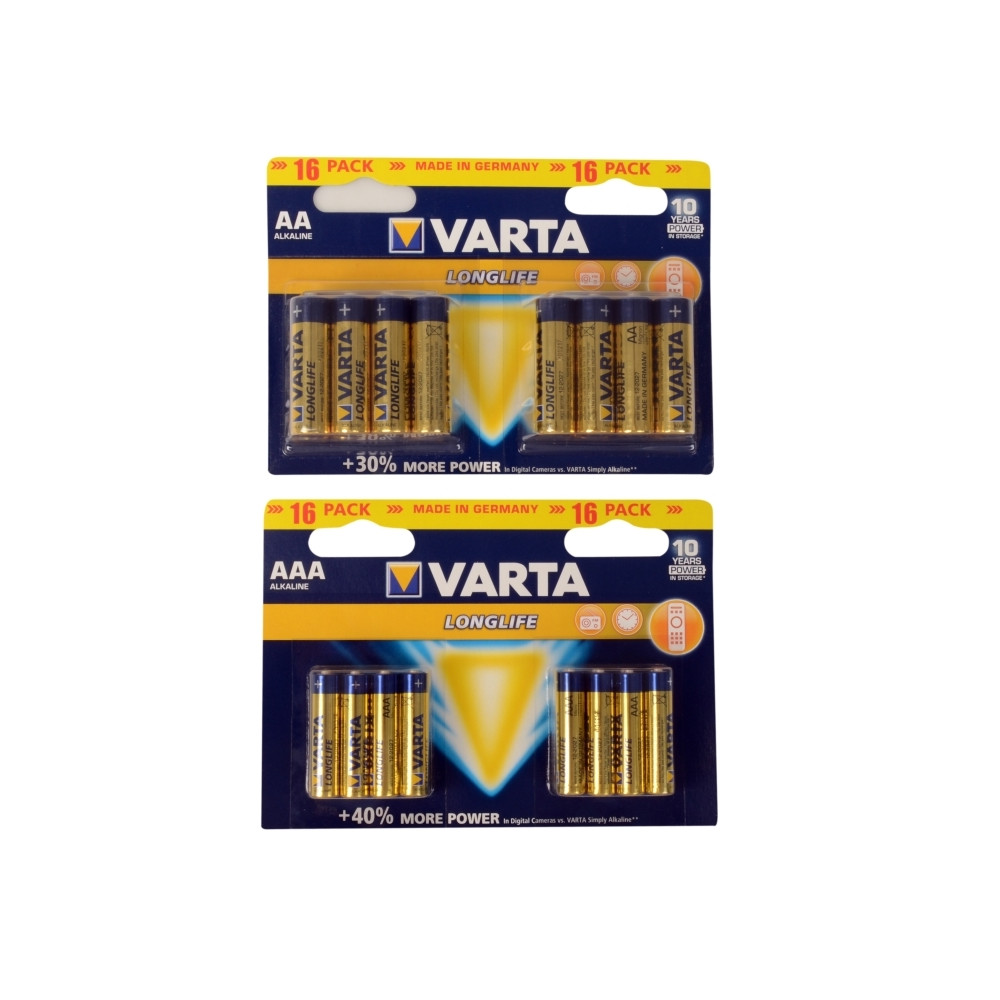 Produktbild för Varta BV-LL 16 AAA, Engångsbatteri, AAA, Alkalisk, 16 styck,...
