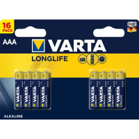 Produktbild för Varta BV-LL 16 AAA, Engångsbatteri, AAA, Alkalisk, 16 styck,...