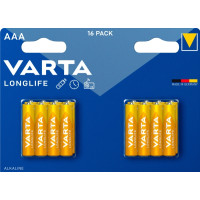 Produktbild för Varta BV-LL 16 AAA, Engångsbatteri, AAA, Alkalisk, 16 styck,...