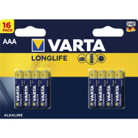 Produktbild för Varta BV-LL 16 AAA, Engångsbatteri, AAA, Alkalisk, 16 styck,...