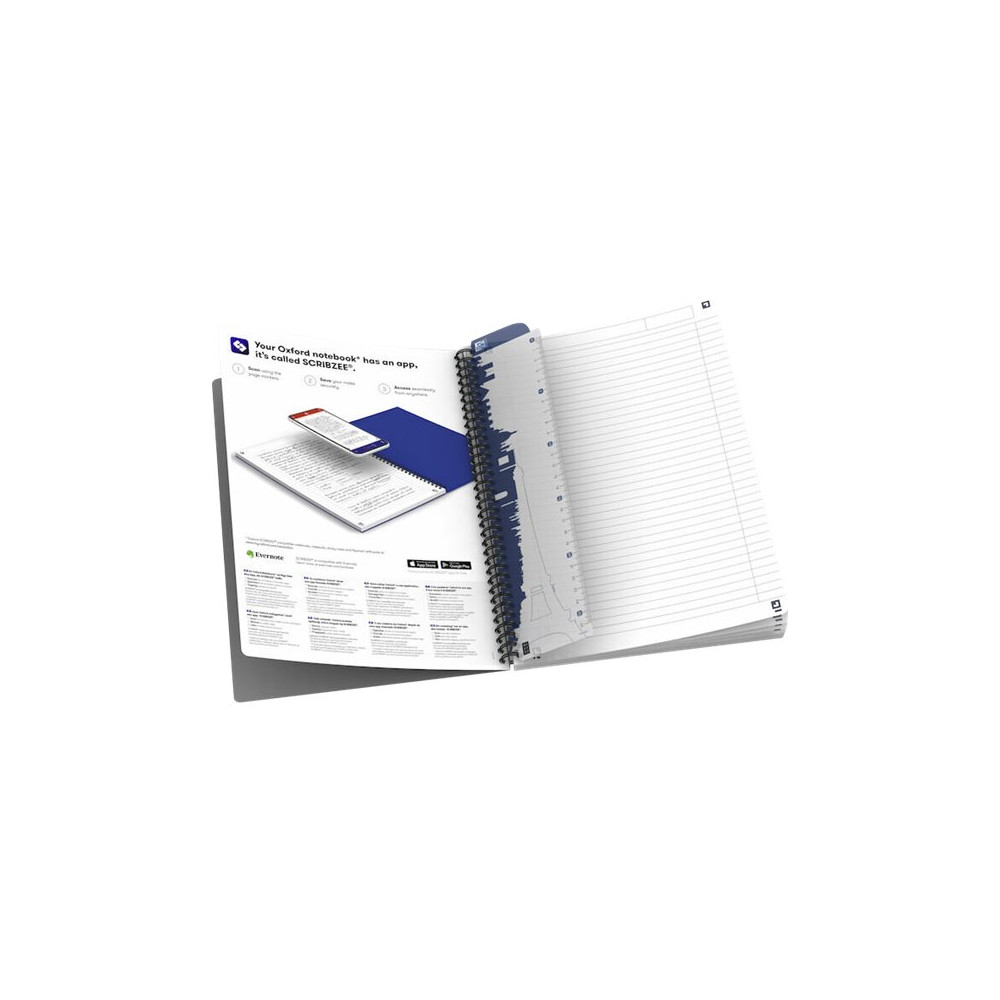 Produktbild för Oxford ESSENTIALS - anteckningsblock - B5 - 90 ark (paket om 5)