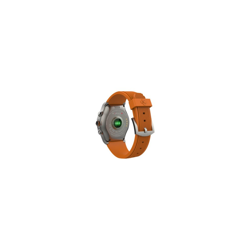 Produktbild för MyKronoz ZeSport - titan - smart klocka - orange - 128 MB