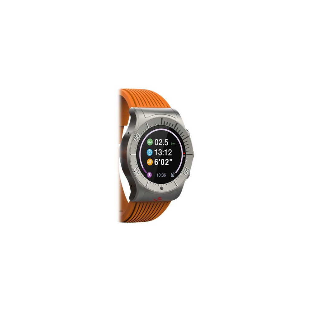 Produktbild för MyKronoz ZeSport - titan - smart klocka - orange - 128 MB