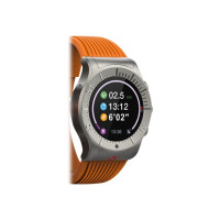 Produktbild för MyKronoz ZeSport - titan - smart klocka - orange - 128 MB