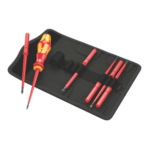 WERA WERK Wera Kraftform Kompakt VDE 7 Universal 1 - screwdriver handle with bit set - 7 delar