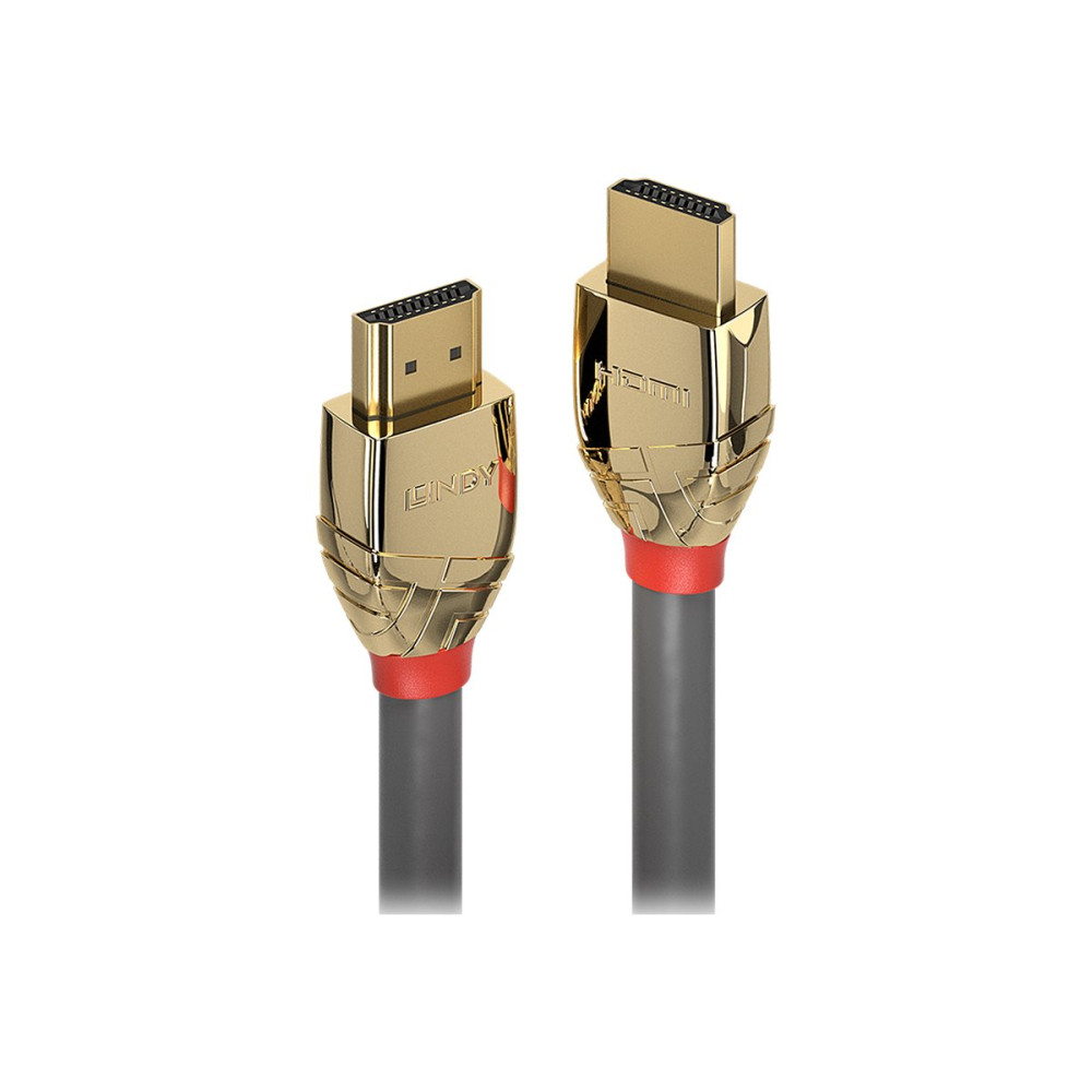 Produktbild för Lindy Gold Line High Speed HDMI with Ethernet - HDMI-kabel med Ethernet - 50 cm