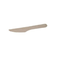 Produktbild för Kniv 165 mm obehandlat trä, 100 st/ps