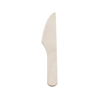 Produktbild för Kniv 165 mm obehandlat trä, 100 st/ps