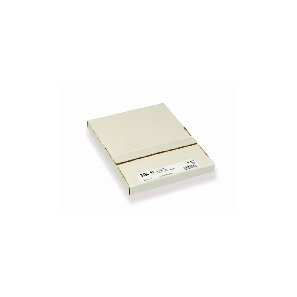 Produktbild för Bordsskyltar Bantex vit 75x210 mm A5 vikta