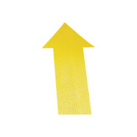 Produktbild för DURABLE tecken - pil - 100 x 200 mm - signalgul, RAL 1003 (paket om 10)