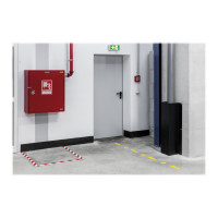 Produktbild för DURABLE tecken - pil - 100 x 200 mm - signalgul, RAL 1003 (paket om 10)