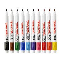 Produktbild för Marker Penol 700 ass. färger 1,5 mm rund spets permanent