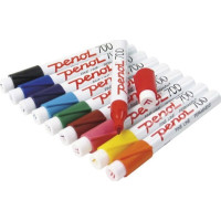 Produktbild för Marker Penol 700 ass. färger 1,5 mm rund spets permanent