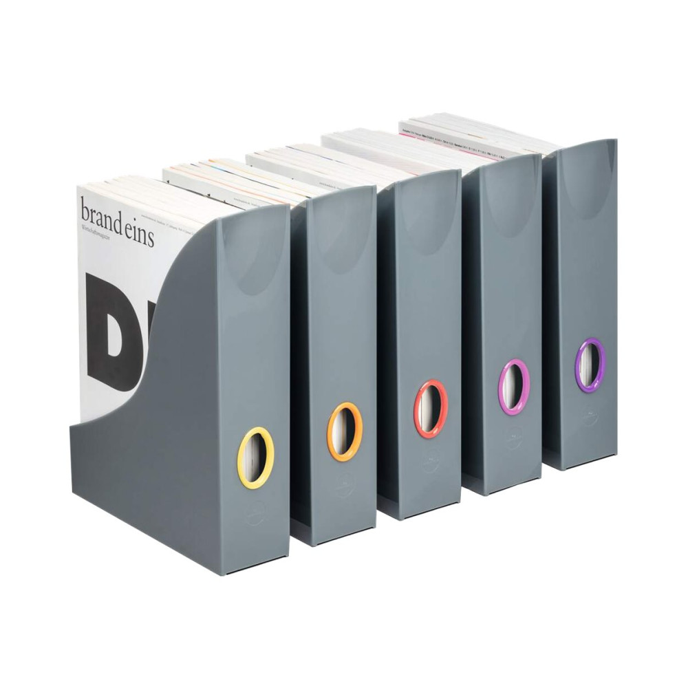 Produktbild för DURABLE VARICOLOR - magasinfil - för Letter, A4 - antracitgrå (paket om 5)