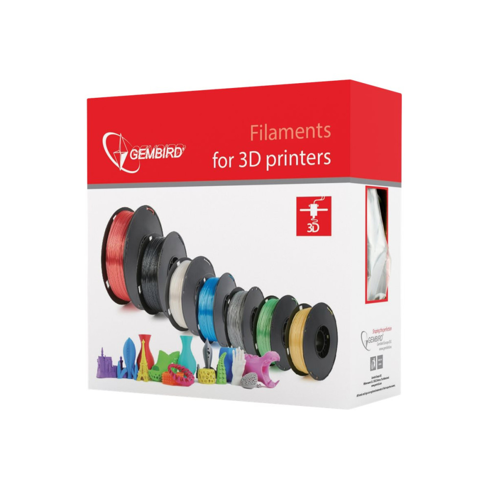 Produktbild för Gembird - svart - PLA+ filament