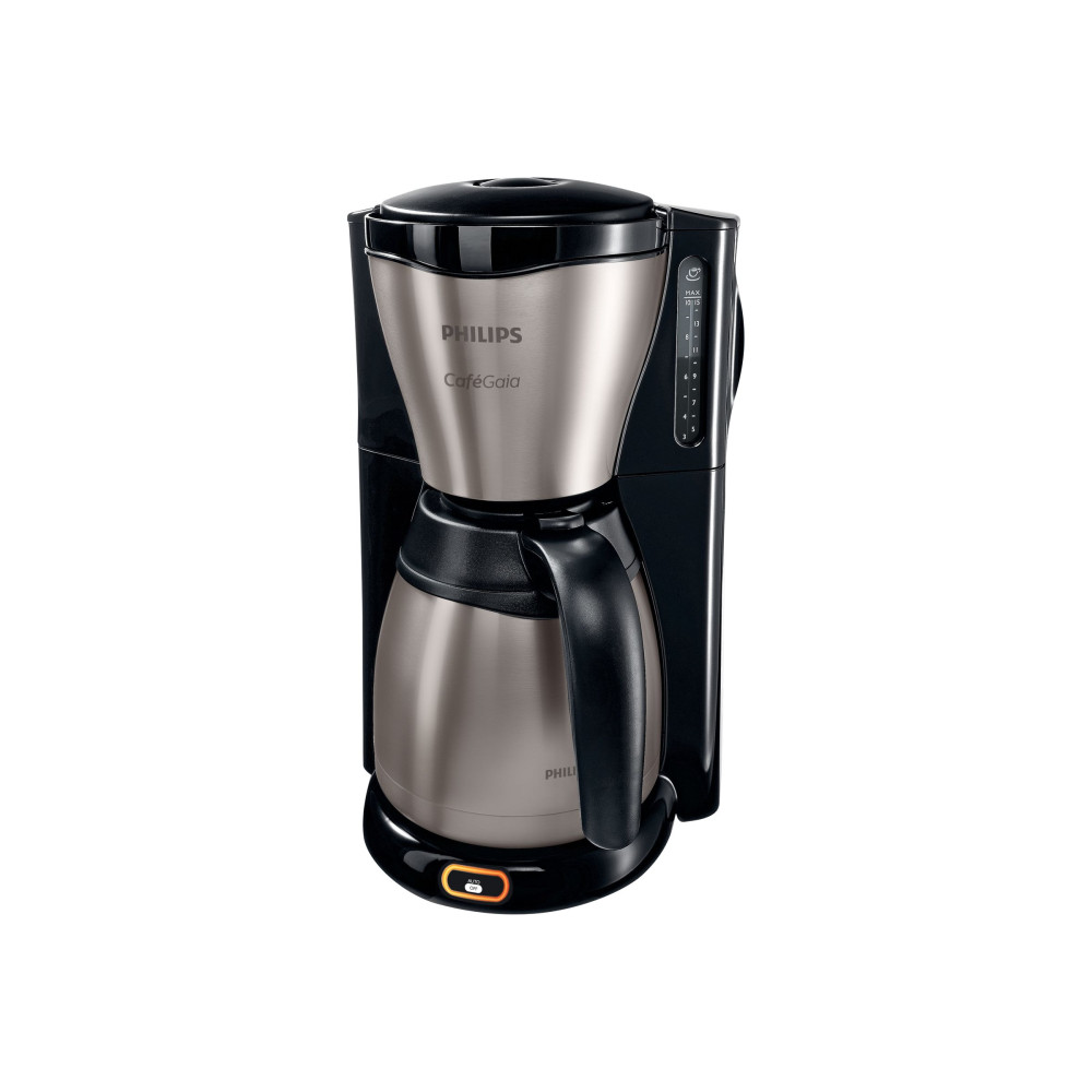 Produktbild för Philips Café Gaia HD7548 - kaffemaskin - metall/svart