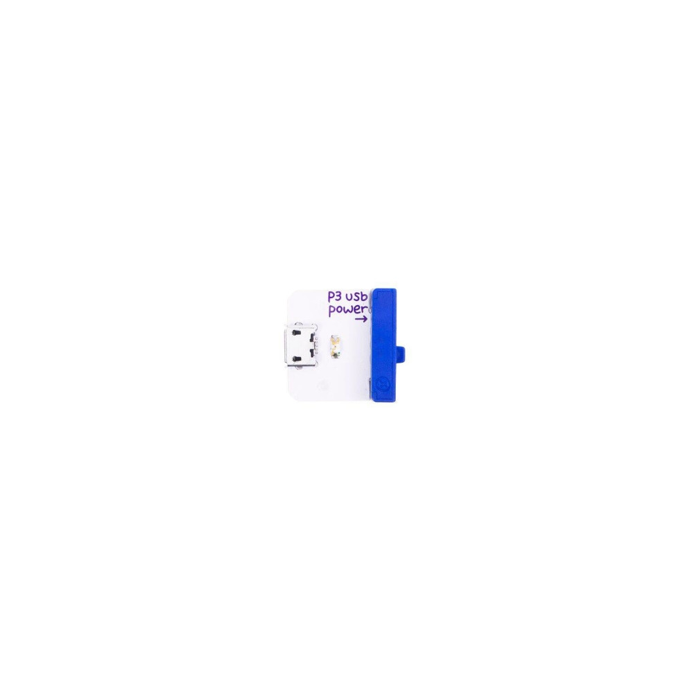 Produktbild för littleBits power (USB), Effektmodul, littleBits, Blå, Vit, 9...
