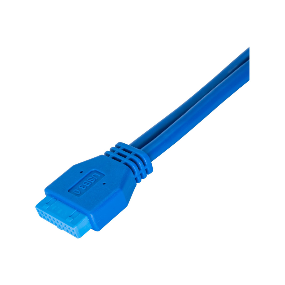 Produktbild för Akyga - USB-adapter - 19-stifts USB 3.0-kontakt till USB typ A - 65 cm