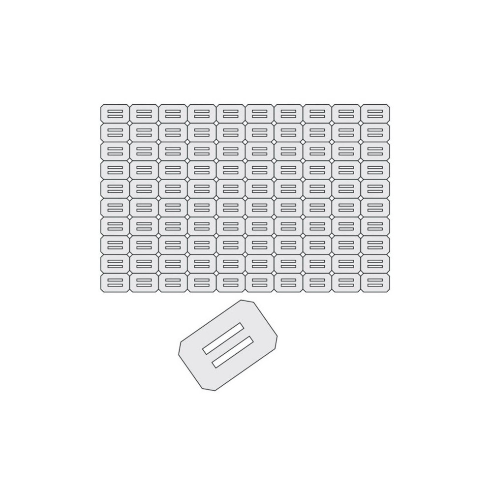 Produktbild för EXTRON Modellbau Patent Gångjärn Rektangulärt fleece (L x B)...