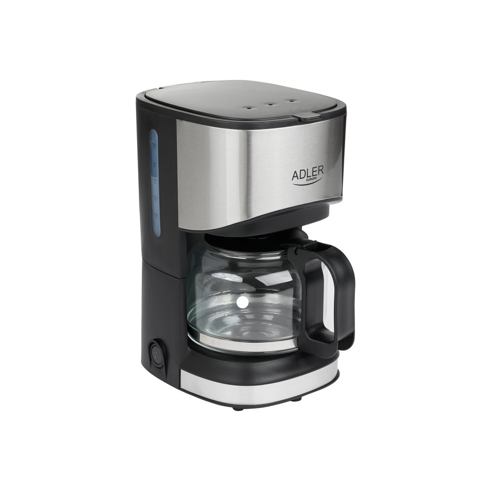 Produktbild för Adler AD 4407 - kaffemaskin - svart/silver