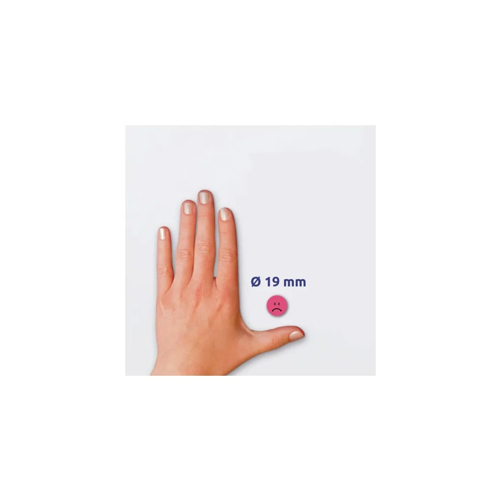Produktbild för Avery 3859, Röd, Circel, Permanent, papper, 1,9 cm, 250 styc...