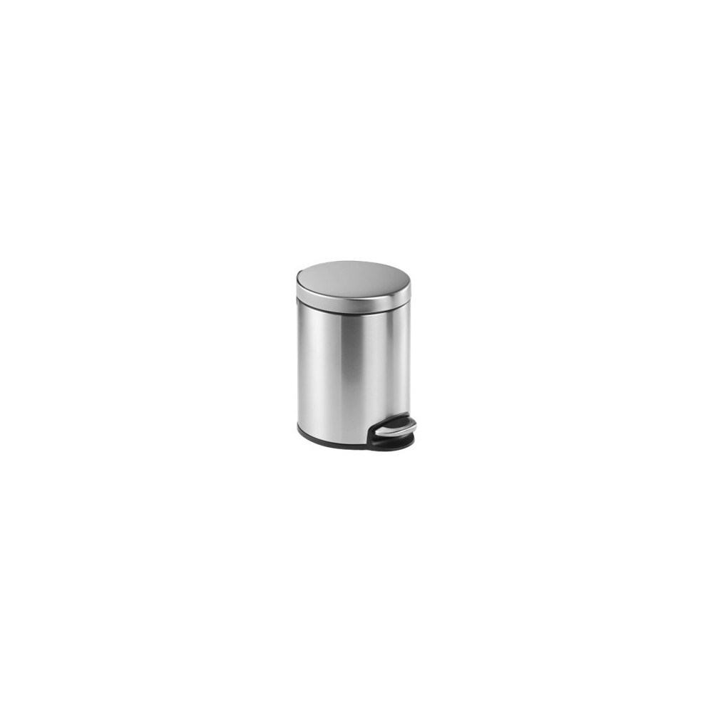 Produktbild för DURABLE - avfallskorg - 5 L - rostfritt stål - silver