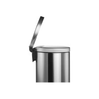 Produktbild för DURABLE - avfallskorg - 5 L - rostfritt stål - silver